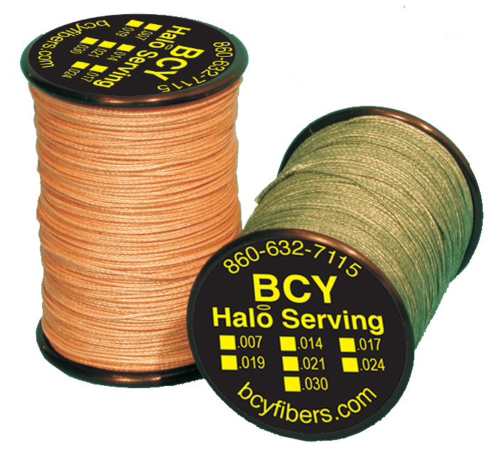 Orange BCY 3D Serving Thread.017 120 Yard Jig Spool Bow String End Serving Flo 